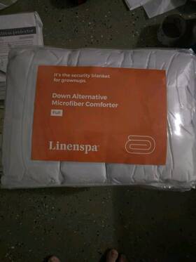 71802110059 Linenspa All-season Reversible Down Alternative Microfiber Comforter - Full