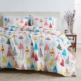 Linery & Co. 192020507239 And All-season Printed Down Alternative Comforter Set