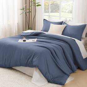 B0d17s4jfn Litanika Comforters Bluish Grey Twin/twin Xl Size 2 Pieces Lightweight Solid