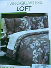 Living 102x92 Kendra Quilt 360 Gray Set King Sham Retail Quarters Bed Loft