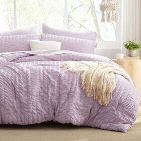 C-usa23l1pjtepgvtw Loves Cabin Seersucker Lavender Twin Comforter Set 5 Pieces All Season Bedd
