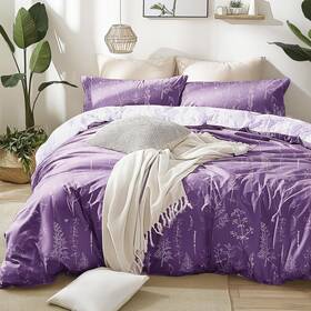Cusa25e1pjte1sztw Loves Cabin Dark Purple Twin Comforter Set - Xl Size Dorm Be