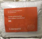 Ls70ffmico Linenspa Crisp White Nip Down Alternative Quilted Comforter 689739635846