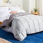 Ls70ffstccmico Linenspa Reversible Down Alternative Quilted Comforter Corner Duvet 848971042847