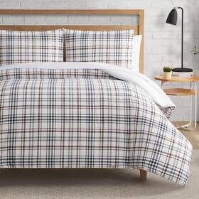 Lucky Brand 646760243341 Camper Plaid Comforter Set - Full/queen Size 3 Piece Cozy Bedding Ensemble