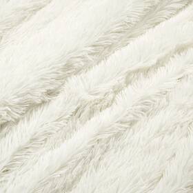 Lush Decor 194938045438 Emma Faux Fur Comforter Set Ivory King