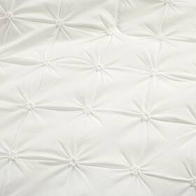 Lush Decor 194938062848 Ravello Pintuck 100 Percent Cotton Comforter Set White