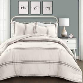Lush Decor 848742080580 Comforter Set Luxuriusly Soft Reversible Bedding With Matching Shams And Dec