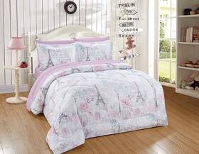 Luxury Home 665752459164 Collection /teens/girls 7 Piece Queen Size Comforter Bedding Set/ Bed In A Ba