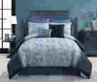M67976 Ophelia Victoria Classics 8 Piece King Comforter Set 735732037672