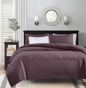 Madison Park 047002194405 Quebec 3-piece Coverlet Set Size Full/queen
