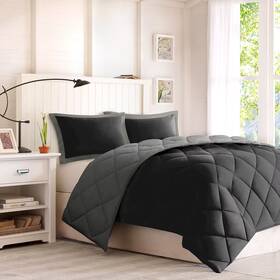 17221943 Madison Park 2pc Twin/twin Xl Windsor Reversible Down Alternative Comforter Set With 3m Stain
