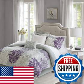 B07c8r6gp1 Madison Park Essentials Maible Cozy Bed In A Bag Comforter Complete Cotton