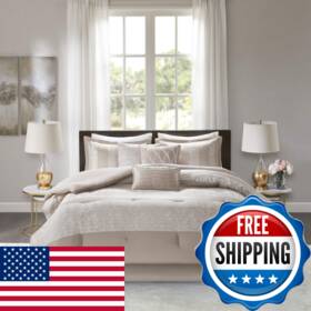 B07gby6q26 Madison Park Luxury Comforter Set-traditional Jacquard Design All Season Down