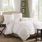 Madison Park Comforter Set Delancey 4 Piece King Size In White Color New 675716383664