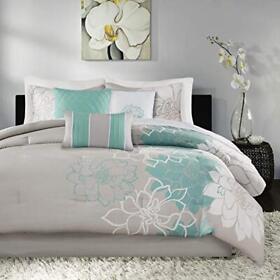 Madison Park Lola Sateen Cotton Comforter Set-casual Medallion Floral Design