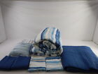 Mp10-6156 Madison Park 8 Piece Printed Seersucker Comforter Set Cali King