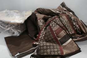 Mp10-698 Madison Park Princeton Cozy Comforter Set Luxurious Jaquard Kingsize 7 Piece