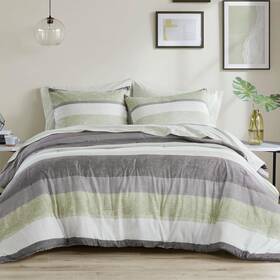 Mpe10-1069 Madison Park Jaxon Full Comforter Set Bed In A Bag And Sheet