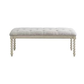 Mps105-0298 Madison Park Signature Beckett Accent Bench With Light Grey