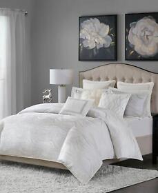 Mps10-311 Madison Park Signature Hollywood Glam Cozy King Comforter Set 9 Piece All Season