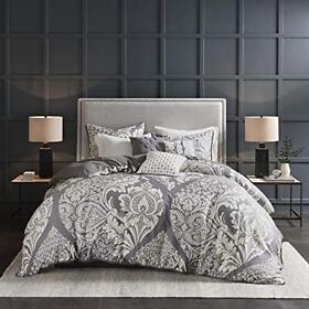 Madison Park Vienna 100% Cotton Duvet Set Classic Traditional Design Cozy