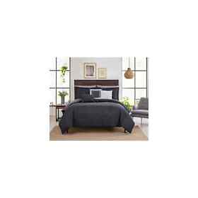 Ozj00gtfmgry Mainstays Grey 10pcs Bed In A Bag Comforter Set With Sheets 100% Polyester Queen