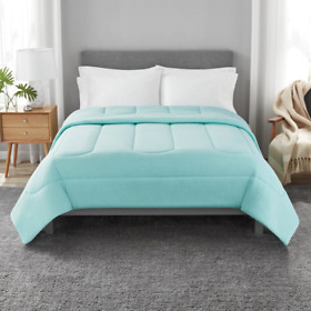 Ms8105771522-43 Mainstays Jersey Knit Comforter Full Queen Mint