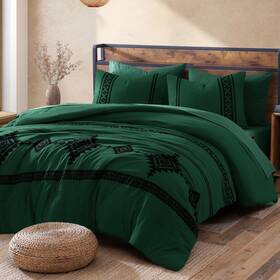 B0fm2skw5d Mair Ve Mairve Embroidery Comforter Set Boho Farmhouse Western Bedding All