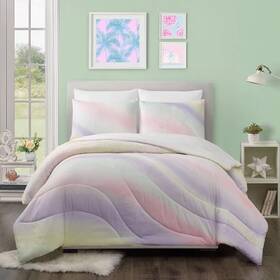 89888242 Makers Collective Teen Twin/twin Xl Pastel Swirl Comforter Set -