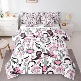 B0f3xt4zz4 Manfei 7 Pieces Western Comforter Set Full Size Cowboy Bedding