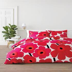 Marimekko 883893483934 New - King Comforter Set Cotton Bedding With Matching Shams