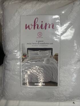 Martha Stewart 706257635780 Whim By Zebra 2pc. Twin Comforter Set
