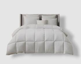 Martha Stewart 788904041267 White Tencel Down Alternative King Size Comforter 106 X 90. Inch