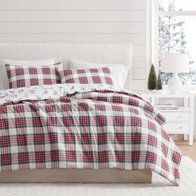 A0005557 Martha Stewart Queen Bedding Comforter Sets Wonderfully Plush And Naturally Soft Cotton Fla