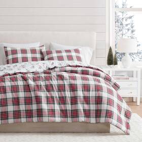 A0005558 Martha Stewart King Bedding Comforter Sets Wonderfully Plush And Naturally Soft Cotton Flan