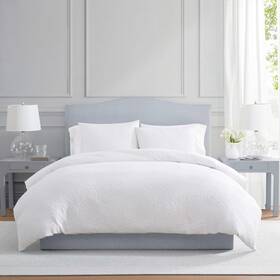 A0006031 Martha Stewart - Queen Comforter Set Naturally Pillowcases Textured 3 Piece