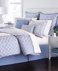 Z341 Martha Stewart Collection Fleur Bouquet 6 5 Piece King Comforter Set Blue 054206577538