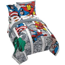 80286374 Marvel Full Avengers Comic Cool Reversible Kidsft Bed In A Bag