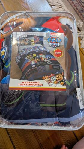 Mj869t Master Nickelodeon Paw Patrol Microfiber Twin Comforter 64 Inch X 86 163cm 218cm New