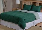 Mastertex Reversible Mini Bed Set 3pc Pine Green Frosty King Size Comforter Sets 856693004432