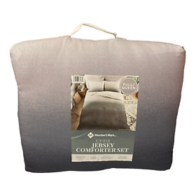 Members Mark Full Queen Super Soft Jersey Ombre Comforter Set