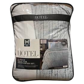 193968351489-p Members Mark Ny 3pc Hotel Premier Collection Faux Fur Comforter Set King