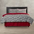 Mercury Row 10pc Queen Comforter Sheet Bedding Bundle Red Blanket Set Home Bedroom Furniture 790618028564