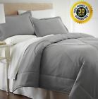 Mfncmkggrs Micro Flannel Greystone King Piece Comforter Set 0718498211494