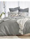 Mh100177 Lucky Brand Waffle Stripe Comforter Set Medium Dark Grey