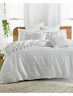 Mh100193 Lucky Brand Stripe Embroidered Comforter Set Natural