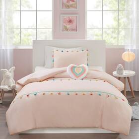 Mi Zone Kids 022164291711 Twin Comforter Set For Girls Pink Settwin Tessa Ado
