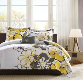Mi Zone Kids 675716439194 Allison Comforter Set Fun Bedroom D Cor - Modern All Season Floral Vi