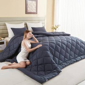 Mioto 705353309793 128x120 Oversized King Comforter With 8 Corner Tabs Grey